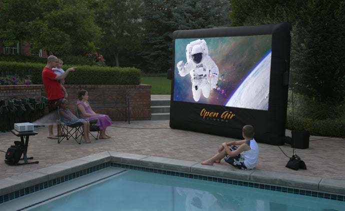 Open Air Cinema Featured Product: 9' Home Outdoor Movie Screen