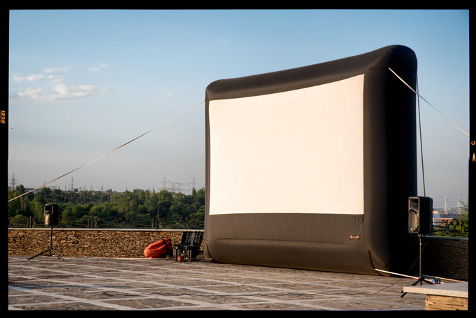 Outdoor Home Theater System 20' now comes with a laser projector