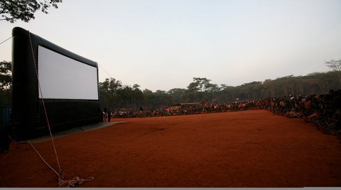 Thousands of Refugees Enjoy Outdoor Movies in Tanzania, Africa