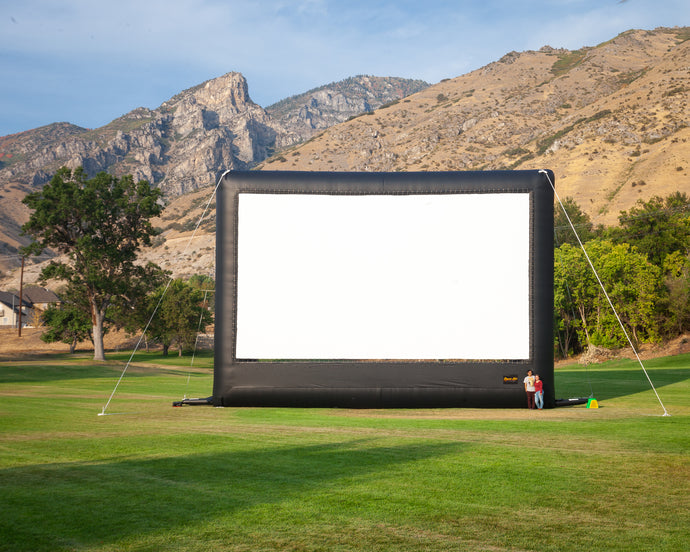 Open Air Cinema Elite projection surfaces explained