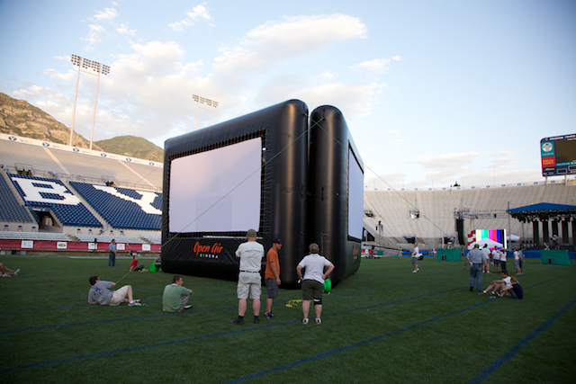 Open Air Cinema Gets Ready for the Stadium of Fire on the 4th of July
