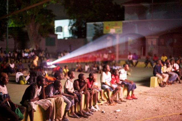 Outdoor Movies in Haiti: October 2, 2011