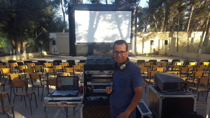 Bringing Open Air Cinema to Algeria, largest country in Africa and the Arab world, by area