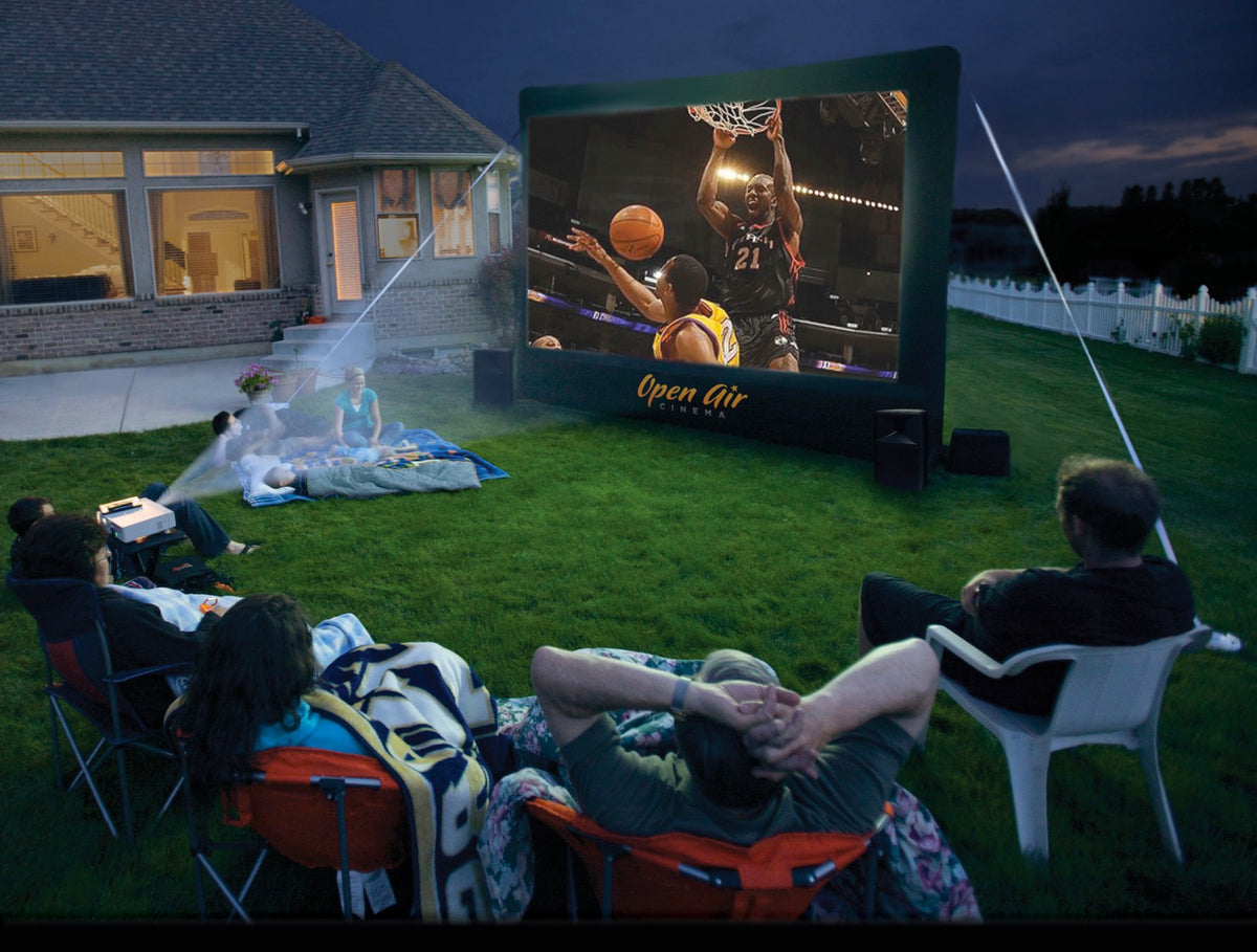 Front Row Seating With Your Open Air Cinema Portable Movie Screen ...