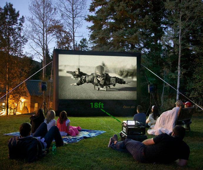 Where to Place your Outdoor Projector When Setting up your Outdoor Movie System