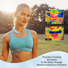 Load image into Gallery viewer, Reusable neck cooling ring for staying cool outdoors