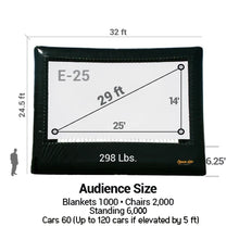 Load image into Gallery viewer, Elite Outdoor Movie Screen Kit 25&#39;