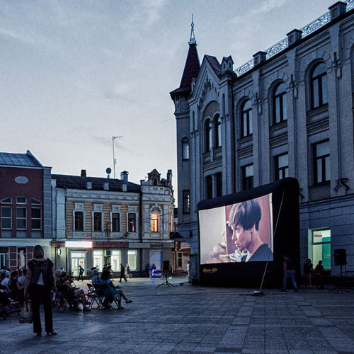 Open Air Cinema Home 20' screen onsite