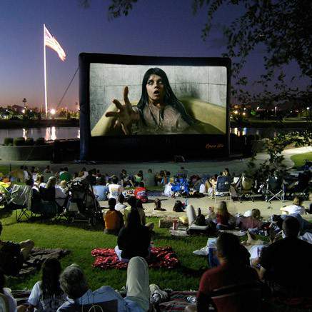 Open Air Cinema Elite 40' System in real life