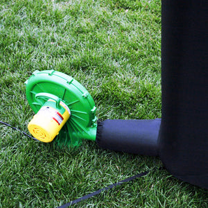 Inflatable screen air blower