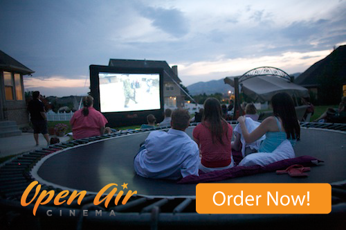 Screen Your Netflix Instant Watch With Your Open Air Cinema Outdoor Movie System