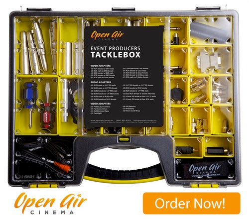 Movie in the Park essential: Open Air Cinema's Event Producer's Tackle Box