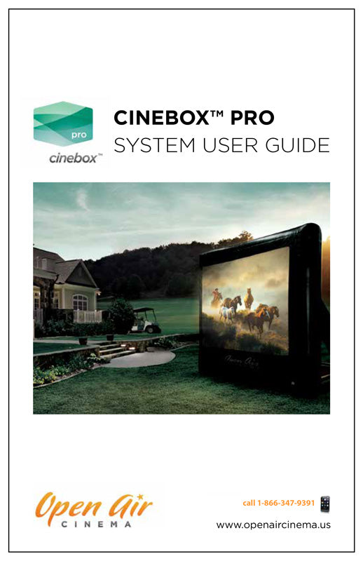 CineBox Pro manual cover