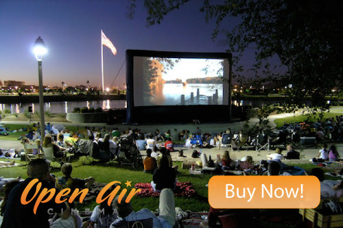 Outdoor Movie Featured Product: Open Air Cinema 40' Elite Inflatable Movie Screen