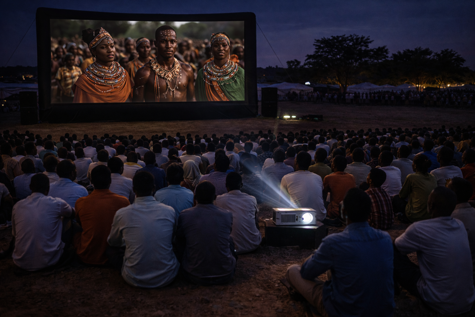 Open Air Cinema Stages Largest Outdoor Movie Event in Tanzania, Africa