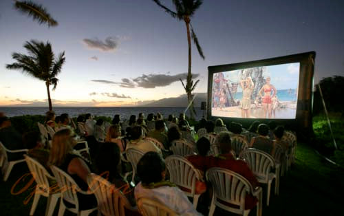 Get Ready For Spring With Open Air Cinema's 16' Pro Outdoor Movie System