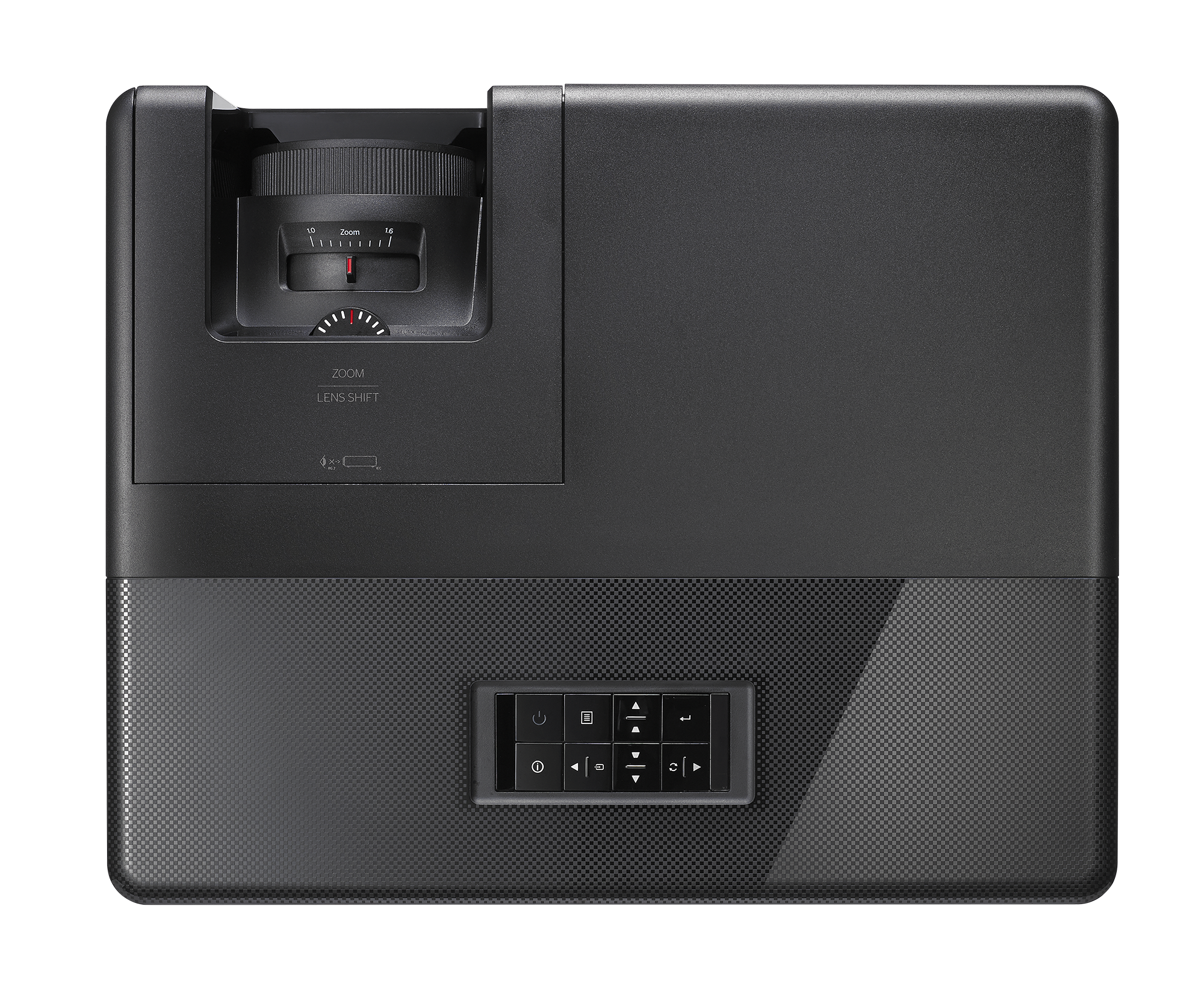 Laser projector detail for the CineBox Elite 25' system