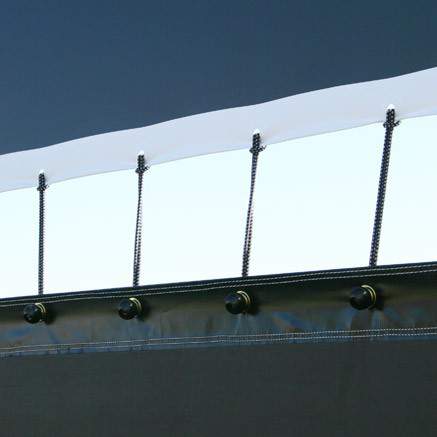 Open Air Cinema Elite 30' inflatable movie screen, angled view